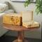 Brown Wood Storage Box with Natural Wood Grains & Silver Latches, 2ct.